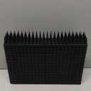 Bird Spikes, 30 Pack Bird Deterrent for Outside, Pigeon Spikes to Keep Raccoon Squirrel Cats Woodpeckers Away, for Fence Garden Roof Yard(28Feet) (Black)