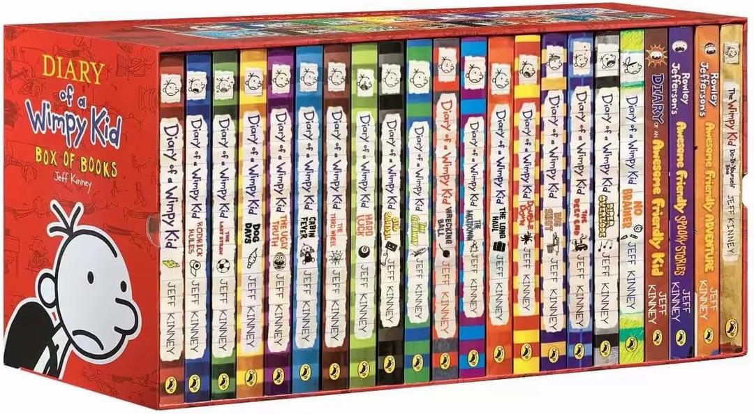AKIE FOLREBAS A Library of a Wimppy Kid 1-25 Complete Box Toy Set Paperback