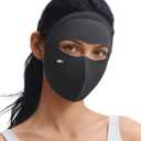 BENEUNDER Cooling Full Face Sun Protection Cover for Women Eye Corner UPF 50+ Breathable 3D Structured Outdoor Activities