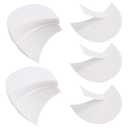 TORMEN 150pcs Eyeshadow Shields,Eyeshadow Stencils Pads, Lint Free Under Eye Patches Prevent Fallout and Residue for Makeup, Eyelash Extensions, Eyeliner, Lip and Tinting Makeup