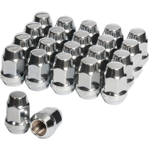 M12X1.5 Lug Nuts - 20pcs Wheel Nut Set Compatible with Buick, Dodge, Chrysler, Ford, GMC, Cadillac, Chevrolet/Chevy, Lincoln, Toyota, Hyundai, Pontiac