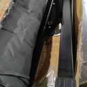 SUNCREAT Double Outdoor Hammock with Stand, Two Person Cotton Rope Hammock with Polyester Pad, Dark Gray