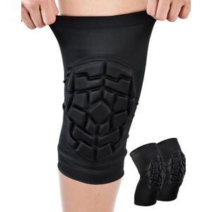 Knee Pads Sports, Basketball Baseball Knee Brace for Men Women Kids Volleyball,Football, Dance-1 Pair (Large)