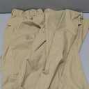 Womens Parachute Cargo Pants Y2K Baggy Cargo Pants Wide Leg Casual Joggers with Pockets (Beige, M)