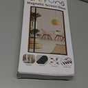 Reversible Left Right Side Opening Screen Door Mesh Magnetic Closure Heavy Duty, Self Closing Fiberglass Bug Net with Magnet for Sliding Doors & Doorway, Pet Friendly, 36 x 80 inch