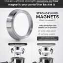 Stainless Steel 58mm Dosing Funnel and Espresso Puck Screen Set For 58 mm Portafilter