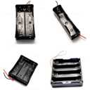 Battery Case Holder 3 Slot Parallel Batteries Clip Box 3.7V 18650 Household Battery Holders 5pcs