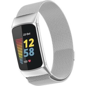 WITHit Stainless Steel Mesh Band for Fitbit Charge 5
