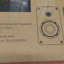 LONPOO Plug-N-Play Gaming Computer Speaker for Desktop and PC, 30W RMS Active Bookshelf Speaker with 3-Inch Full Range Speaker,Support Bluetooth 5.3, USB Playback,Aux-in and 3.5mm Earphone Port, Silver