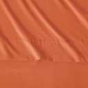 Amazon Basics Lightweight Super Soft Easy Care Microfiber 4-Piece Bed Sheet Set, King, Brick, Solid