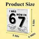 Funny Desk Shelf Decor, Now Wood Sign