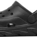 Mens Womens Garden Clogs Shoes with Arch Support, Unisex Adult Classic Slip On Slides Sandals Outdoor Beach Pool Slipper (10 Women/8 Men, Black)