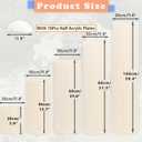 5 Pcs Foldable Cylinder Pedestal Stand for Parties Columns Pedestal Display Stands Round White Cylinder Column Table Roman Pillar for Wedding Birthday Baby Shower Party Decor