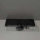 Wireless Keyboard and Mouse Combo, RGB Backlit, Rechargeable & Light Up Letters, Full-Size, Soft Typing, Sleep Mode, 2.4GHz Quiet Keyboard Set for Mac, Windows, Laptop, PC, Trueque (Black)