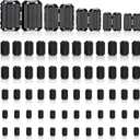 Windspeed 25Pcs Ferrite Chokes Ferrite Beads Snap on RFI EMI Noise Suppressor Cable Clip for 3.5mm 5mm 7mm 9mm 13mm Diameter Cable