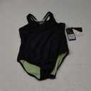 Speedo Girl's Swimsuit One Piece Closed Racerback (12, 2023 Anthracite)