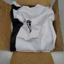 SimpleHome 100% Blackout Curtains for Bedroom,Thermal Insulated Grommet Window Drapes Room Darkening White Curtains for Living Room with Black Back,52 x 84 Inch,2 Panels