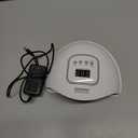 JODSONE U V LED Nail Lamp, Nail Dryer for Gel Polish, Led Light with Automatic Sensor & 4 Timers (Milky White)