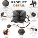 Cervical Neck Stretcher and Cervical Traction Device, Inflatable Neck Traction Device for Home Use, Decompression Devices and Support Brace for Pinched Nerve Relief, Extender Pillow and Hammock
