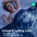Topcee Cooling Throw Blanket for Hot Sleepers,Arc-Chill Q-Max >0.5 Cool Fiber,100% Oeko-Tex Certified Lightweight Summer Cool Blanket for Travel/Outdoor Ultra Cold Breathable,50''x70''