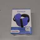 Travel Pillows for Airplanes, Airplane Pillow for Long Flight, Airplane Head Strap with Eye Mask for Sleep, Travel Neck Pillow for Car Road Trip, 360 Support Headrest, Stop Bobblehead, Black