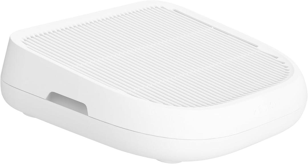 PETKIT Cat Litter Ramp for PuraX, PuraMax, PuraMax 2 and Purobot Pro Max Self-Cleaning Cat Litter Box Step Stairs, Double Layered Litter Trapper, Waterproof Material Easy Clean, Anti Tracking (Pure white)