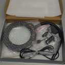 10X Magnifying Glass with Light and Stand, 5 Color Modes Stepless Dimmable LED Lighted Desk Lamp, Hands Free Magnifier with Flexible Goose-Neck for Craft Hobby Painting Sewing Close Work (10X-12.6in, Black)