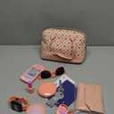 Play Purse for Little Girls - Pretend Play Toy Set for Kids Including Handbag, Makeup, Phone, Wallet, Smartwatch, Passport, Credit Cards, Keys - Birthday Gift Ideas for Girls Age 3 4 5 6 7+