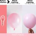 PartyWoo Pink Balloons 140 pcs Different Sizes of 18 12 10 5 Inch Pastel Pink Balloons Arch Kit Garland for Baby Shower Gender Reveal Birthday Bridal Shower Princess Party Decorations Pink-Q05