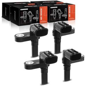 A-Premium Set of 4 Front and Rear ABS Wheel Speed Sensor for Toyota Tacoma 05-22, 4Runner 03-22, FJ Cruiser 07-14, Land Cruiser 08-11/13-21 & Lexus GX460 10-22, GX470 03-09, LX570 08-11/13-20, LX600