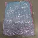 Girls Sleeveless Romper Jumpsuits Summer Crew Neck Short Romper with Pockets One Piece Clothes for Girl 7-12 Years (9-10 Years, Pink-blue)