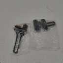 2 Pack Swing Bar Lock Swing Bar Door Lock Front Door Locks for Kids Home Security Door Guard Door Reinforcement Lock Latch for Swing-in Doors, Hotel Door Latches, Black