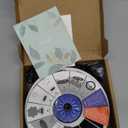 SZMP Solar Fountain Upgrade, 3.5W Solar Powered Bird Bath Fountains with Flower, Outdoor Water Feature Solar Pump with 7-in-1 Nozzles, 4 Fixed Pipes for Humingbirds, Garden, Pool, Pond, and Fish Tank (White)