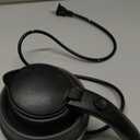 Ultrathin Upgraded Food Grade Silicone Travel Foldable Electric Kettle Boil Dry Protection Portable with Dual Voltage and Separable Power Cord,555ML 110-220V US Plug (Black)