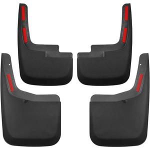 Tecoom Mud Flaps Splash Guards Compatible with 2015-2020 Ford F150 with Wheel Lip Molding Front and Rear 4pcs Set ABS Molded