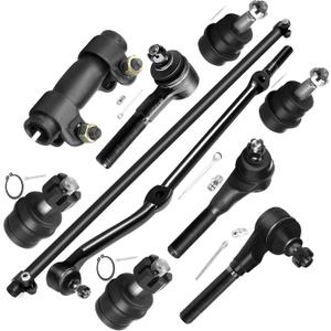 SCITOO 10pcs Front Suspension Kit Lower Upper Ball Joint Inner Outer Tie Rod Ends Adjusting Sleeve Fit 1991-2001 For Jeep For Cherokee 1991-1992 Comanche