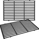 19.5 inch Grill Grates Replacement for Weber Genesis 300 Series, Gill Parts for Genesis E310 E320 E330 S310 S320 S330 EP310 EP320 EP330, Parts 7524 7528, Cast Iron Grill Grates (19.5" x 12.9" Each)