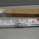 UNISHADES no Drill Cordless Roman Shades for Windows, 26" W × 64" H - 100% Blackout - Linen - Mist White