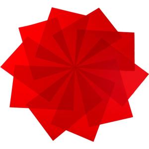 Pangda 9 Pack Red Gel Light Filter Red Lighting Gel Sheets Colored Film to Cover Lights Plastic Colored Overlays Correction, 1.7 by 8.3 Inches for Film, Video, Photo, Stage