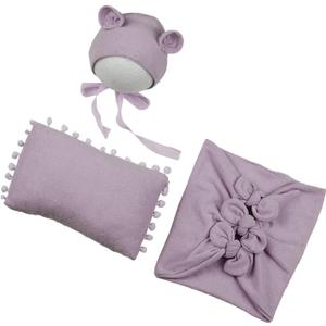 SOONHUA Baby Photography Props SetSoft Fabric Baby Photography Props Photography Blanket Baby Photography Props for 0-2 Months Boys Girls