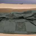 Bedsure Dark Olive Green King Size Comforter Set Boho, Plaid Bedding 3 Pcs