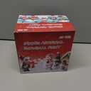 Fake Snowballs 50 Pcs,Snowballs for Kids Indoor,Snow Fight Balls,Soft Artificial Outdoor Snow Balls,Parent Child Throwing Game Christmas Decor Party Supplies,with 50pcs Christmas Stickers