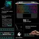 typecase Edge Keyboard Case for iPad 11th Gen A16 (2025) & 10th Gen 10.9" (2022)  Multi-Touch Trackpad, 11-Color Backlit Magic-Style Keyboard  Floating Magnetic Stand, Pencil Holder  Black