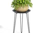 SUEH DESIGN Plant Stand Indoor, Metal Plant Stand Round Plant Table Heavy Duty Plant Stool Tall Flower Pot for Indoor Outdoor Home Decor, 1 Pack Tall