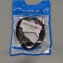 Tan QY 2RCA to 2RCA Cable 3Ft, Gold-Plated 2 RCA Male to 2 RCA Male Stereo Audio Cable for Home Theater, HDTV, Gaming Consoles, Hi-Fi Systems (3Ft/1M)