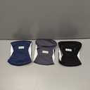 Wegreeco Washable Male Dog Belly Band - Pack of 3 - Washable Male Dog Belly Wrap, Small Doggie Dog Diapers Male for Doggy Puppy (Black, Charcoal, Navy, Small)