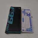 AULA F99 Pro Wireless Mechanical Keyboard with Knob, Tri-Mode BT5.0/USB-C/2.4GHz Hot Swappable Keyboard, Pre-lubed Switches,Gasket Structure, RGB Backlit Computer Gaming Keyboard (White&Blue&Purple)