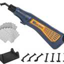 Cordless Pen Sander, Variable Speed and USB Charging with LED Light, Multi-Purpose Power Tool for Sanding, Polishing, Finishing, DIY Crafts, Blue