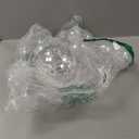 28 Pack Disco Ball, Disco Ball Party Decorations Silver Hanging Reflective Mirror Balls Ornaments 70s Disco Party Supplies Birthday Holiday Wedding Christmas Tree Decor