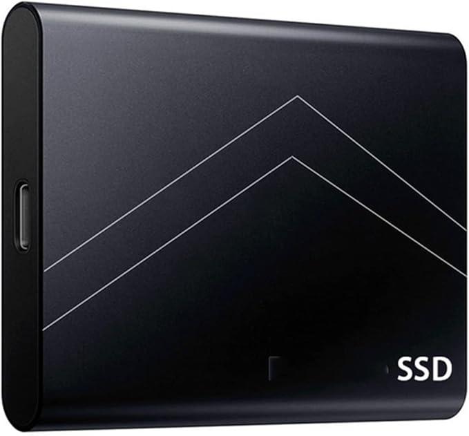 4T Portable External SSD – 14GB USB 3.0 & Type-C External Solid State Drive, Shockproof Slim Storage for Windows, Mac & Linux